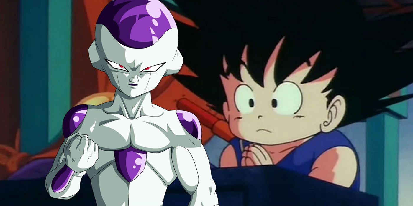 Goku and Frieza in Dragon Ball