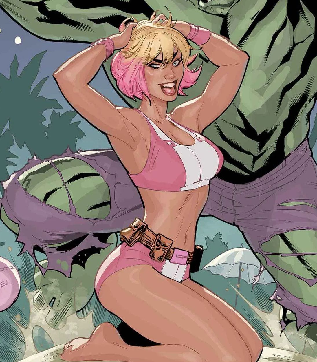 Gwenpool Swimsuit Vertical