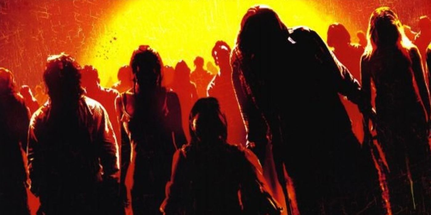 Zombies crawl on the poster for Dawn of the Dead