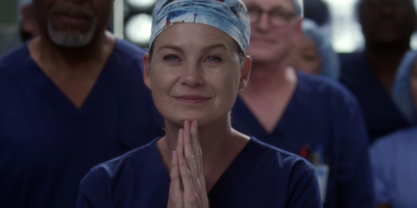 Meredith wins the Harper-Avery Award in Grey's Anatomy