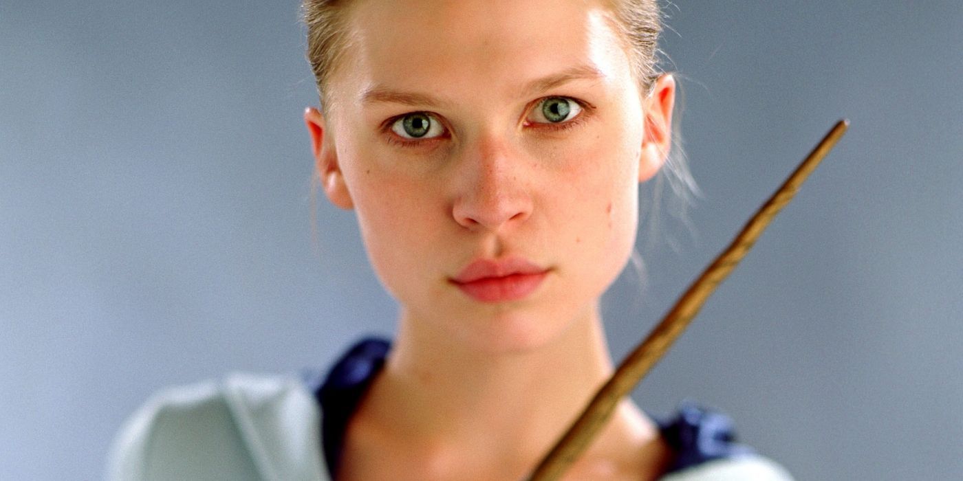  Fleur Delacour holds her Wand in Harry Potter