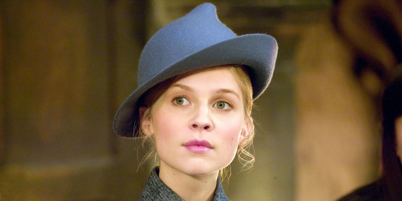 An image of Fleur looking curious in Harry Potter and the Goblet of Fire