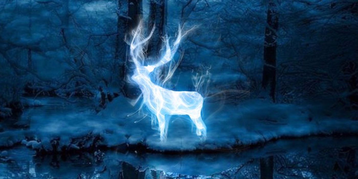 Harry's stag Patronus in Harry Potter and the Prisoner of Azkaban.