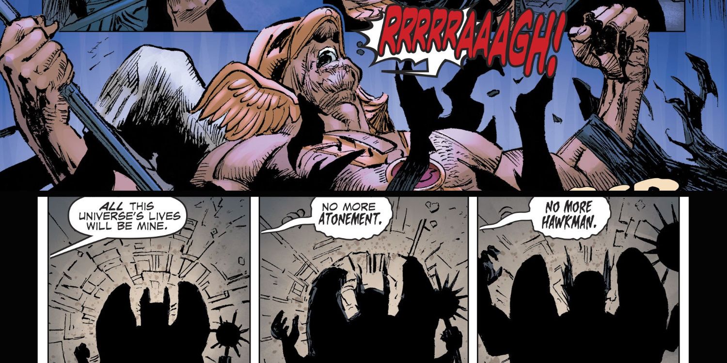 Hawkman Turns Evil DC Comics
