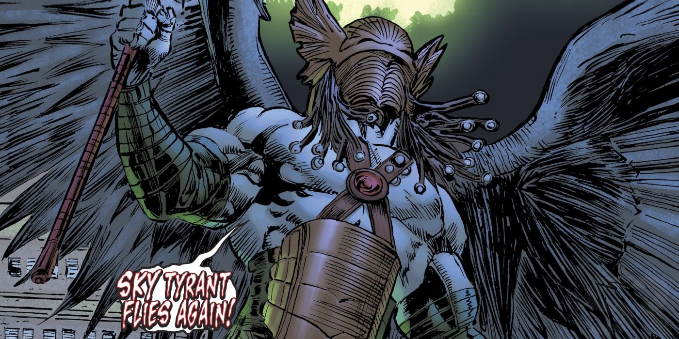 Hawkman as Evil Sky Tyrant Comic