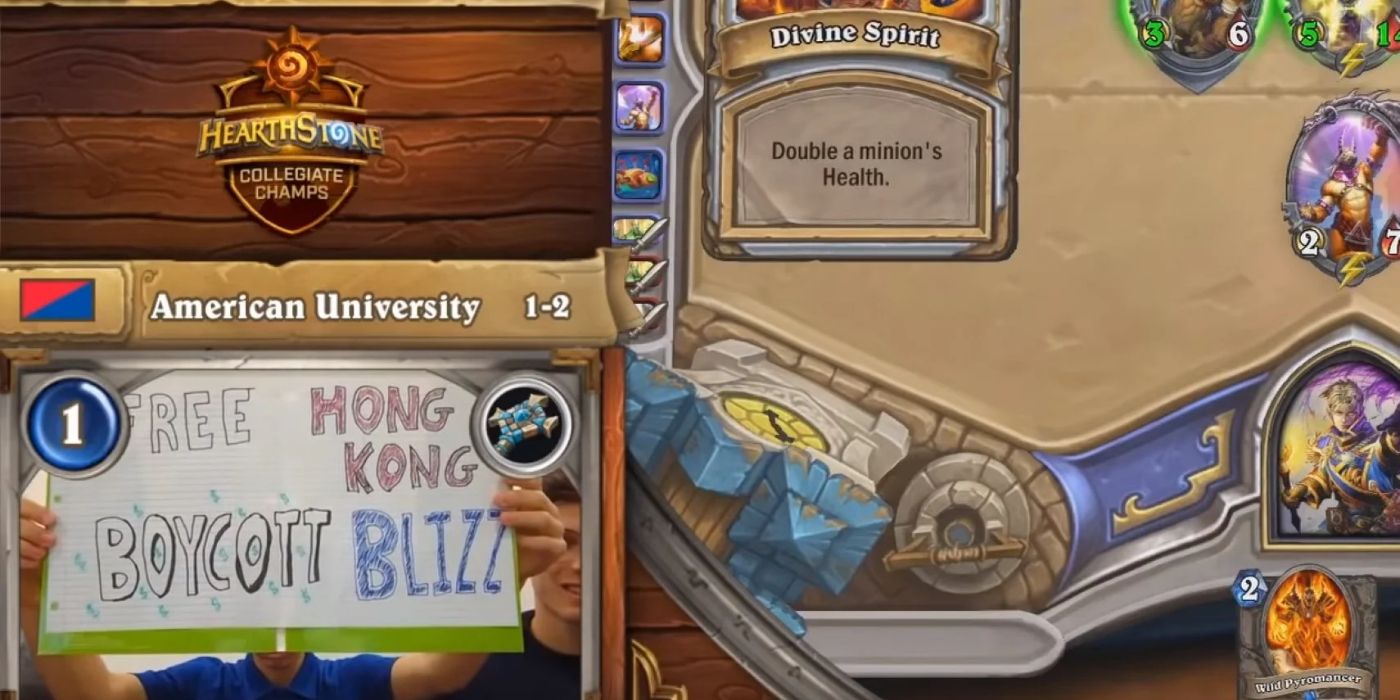 Hearthstone Bans College Players China Controversy