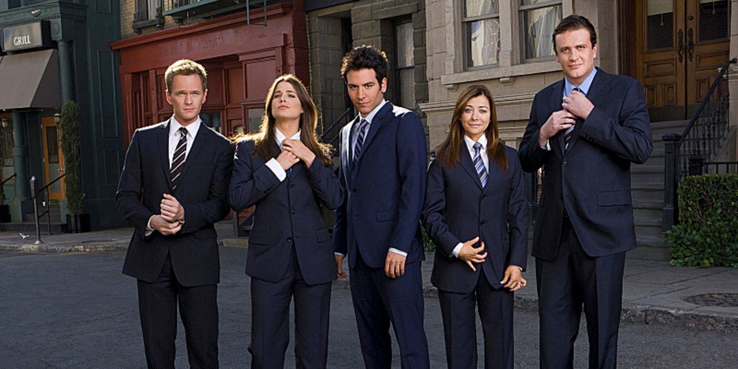 The How I Met Your Mother cast all dressed in suits