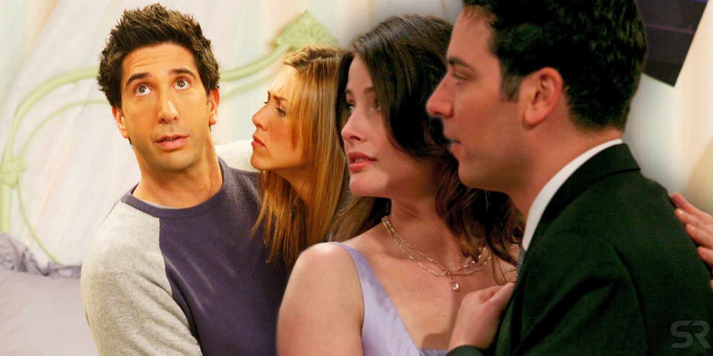 How I Met Your Mother Ted and Robin with Ross and Rachel