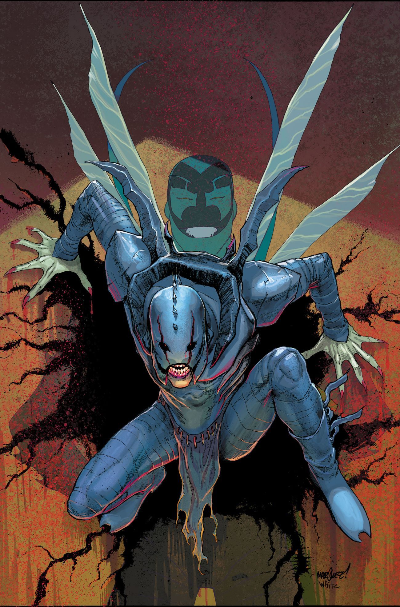 Infected Blue Beetle Scarab Comic