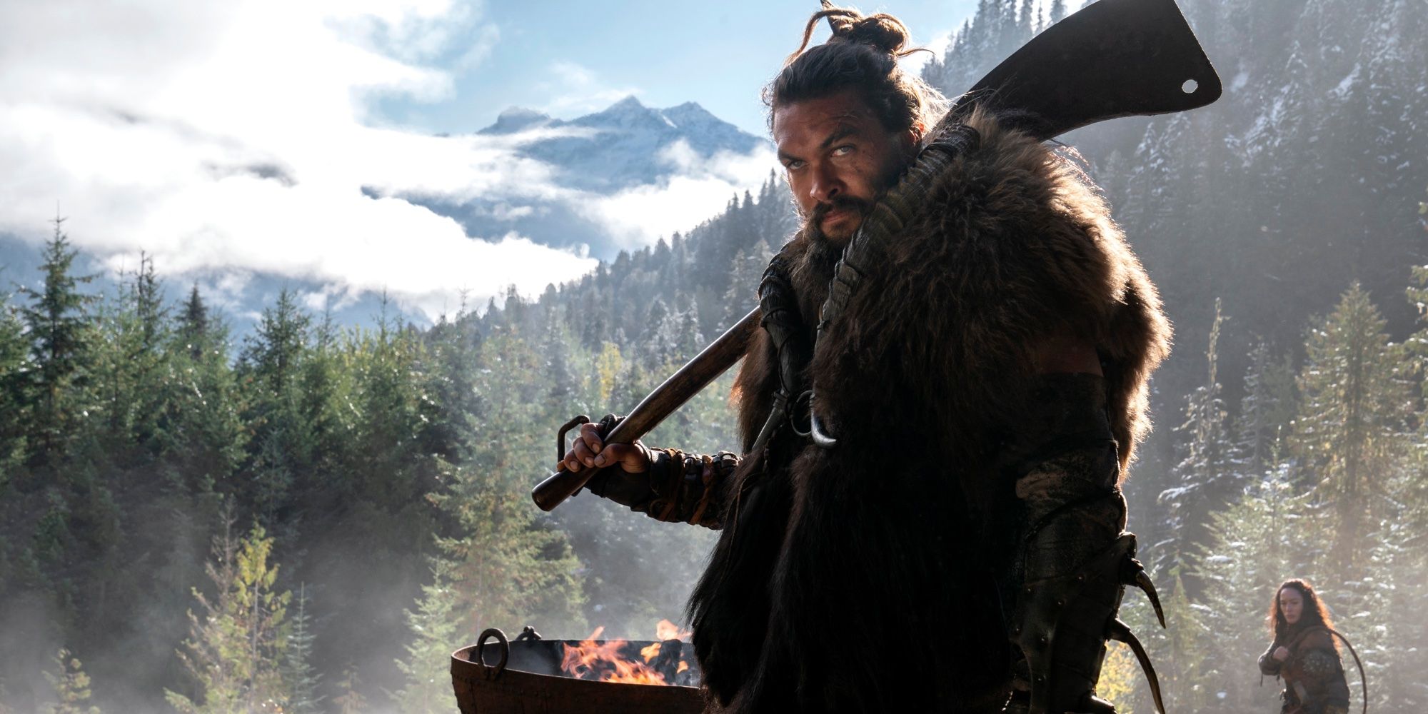 Jason Momoa as Baba Voss in See Apple TV+