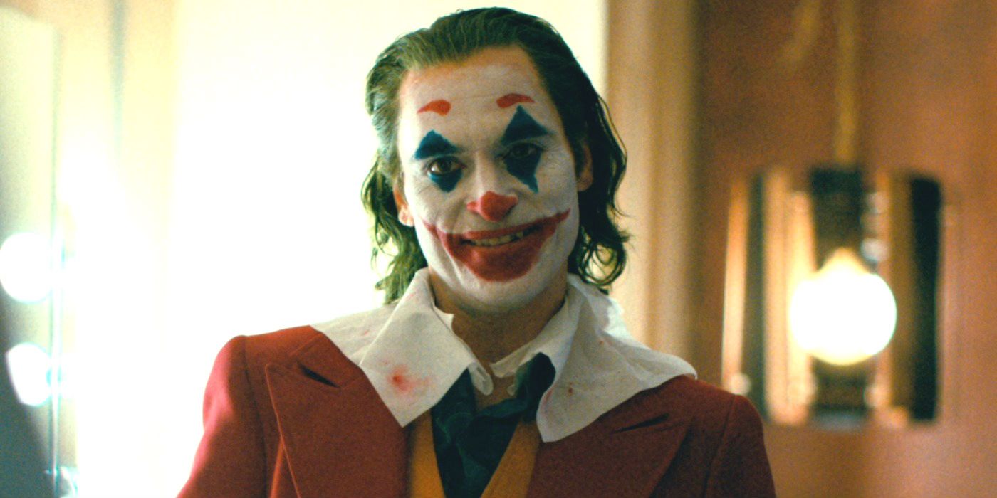 Joaquin Phoenix in Joker Makeup