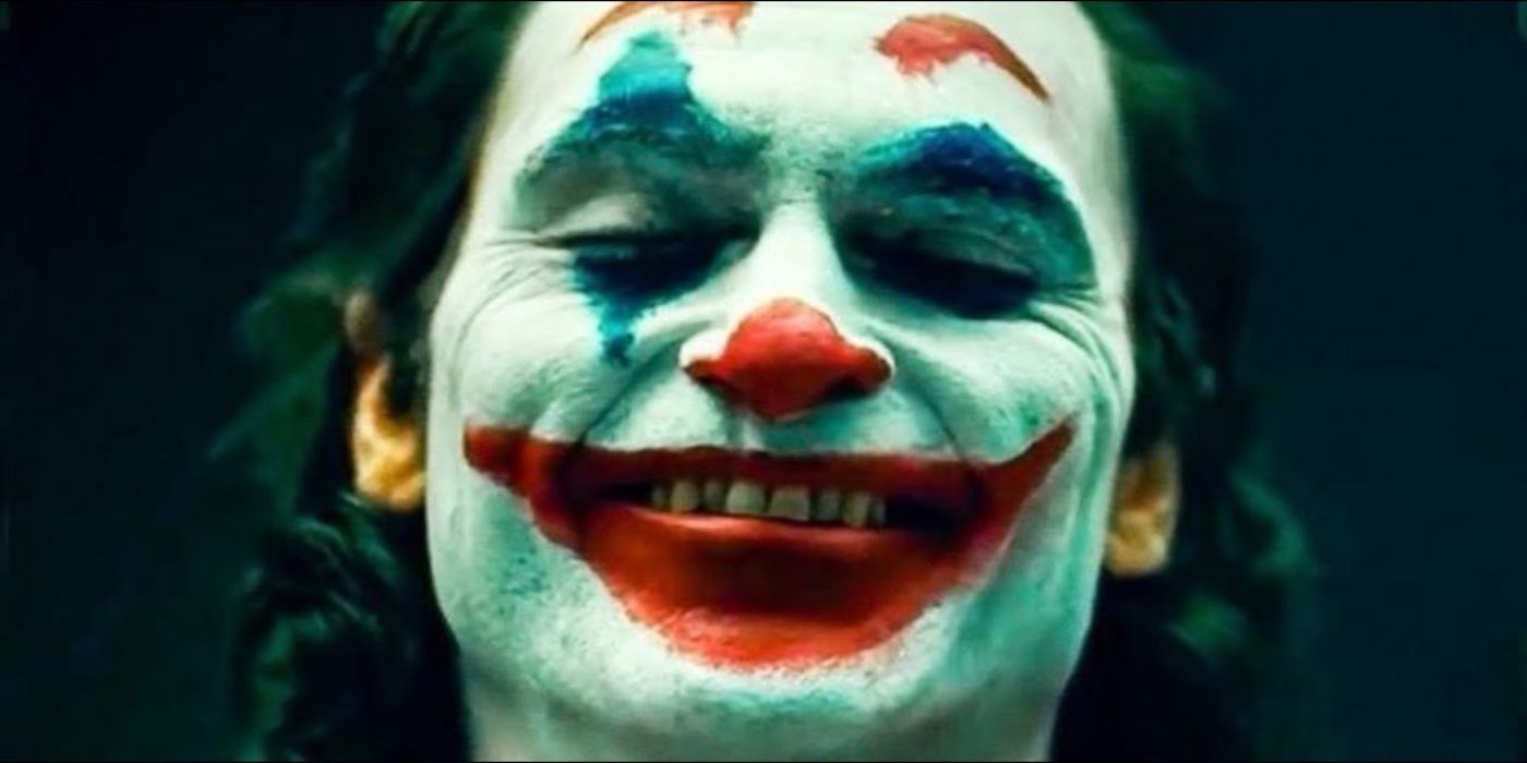 Joaquin Phoenix Smiling as Joker