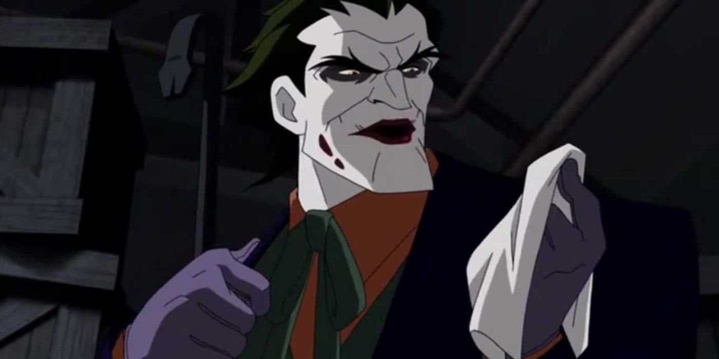 Joker with Crowbar in Under The Red Hood