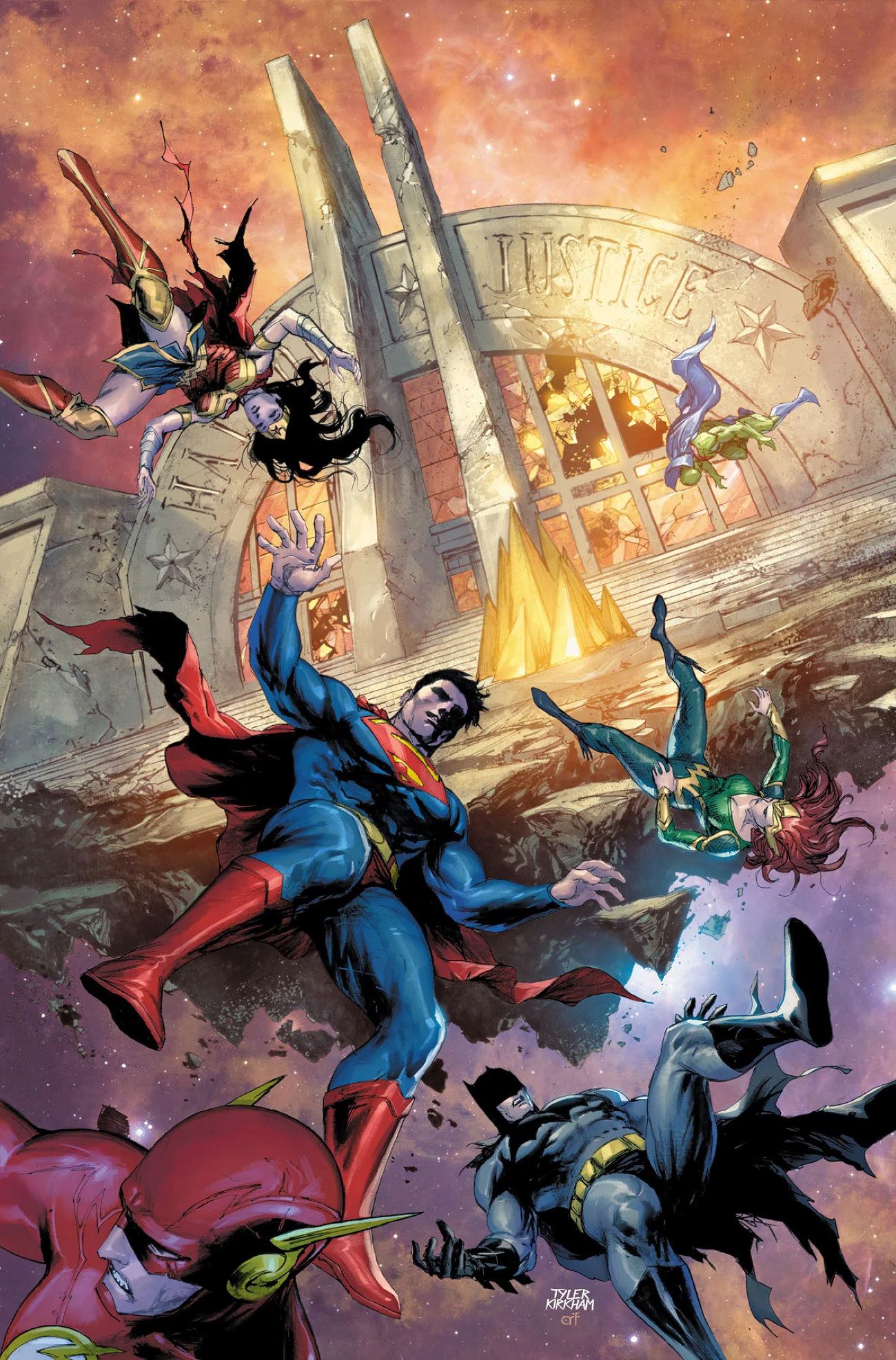 Justice League Comic 39 Cover Art