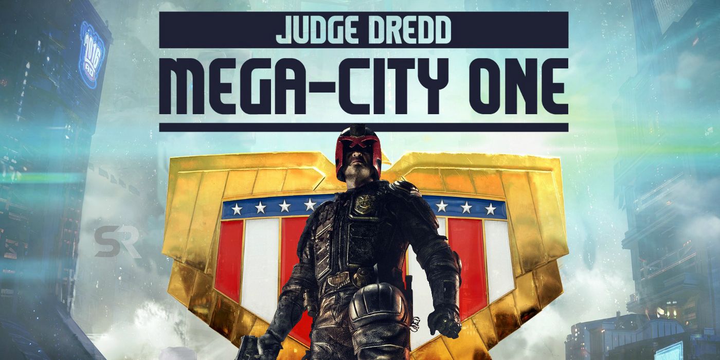 Karl Urban in Judge Dredd Mega-City One