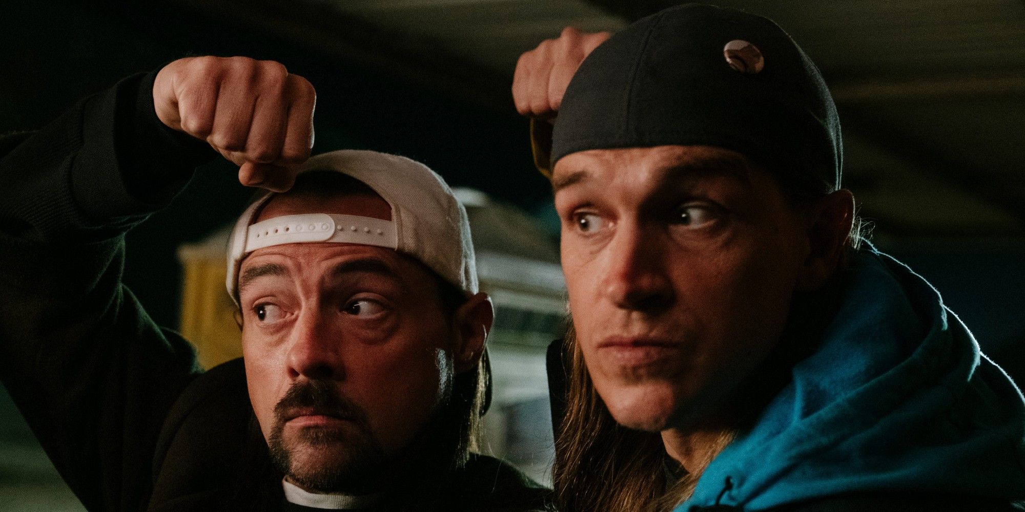 Kevin Smith and Jason Mewes from Jay and Silent Bob Reboot