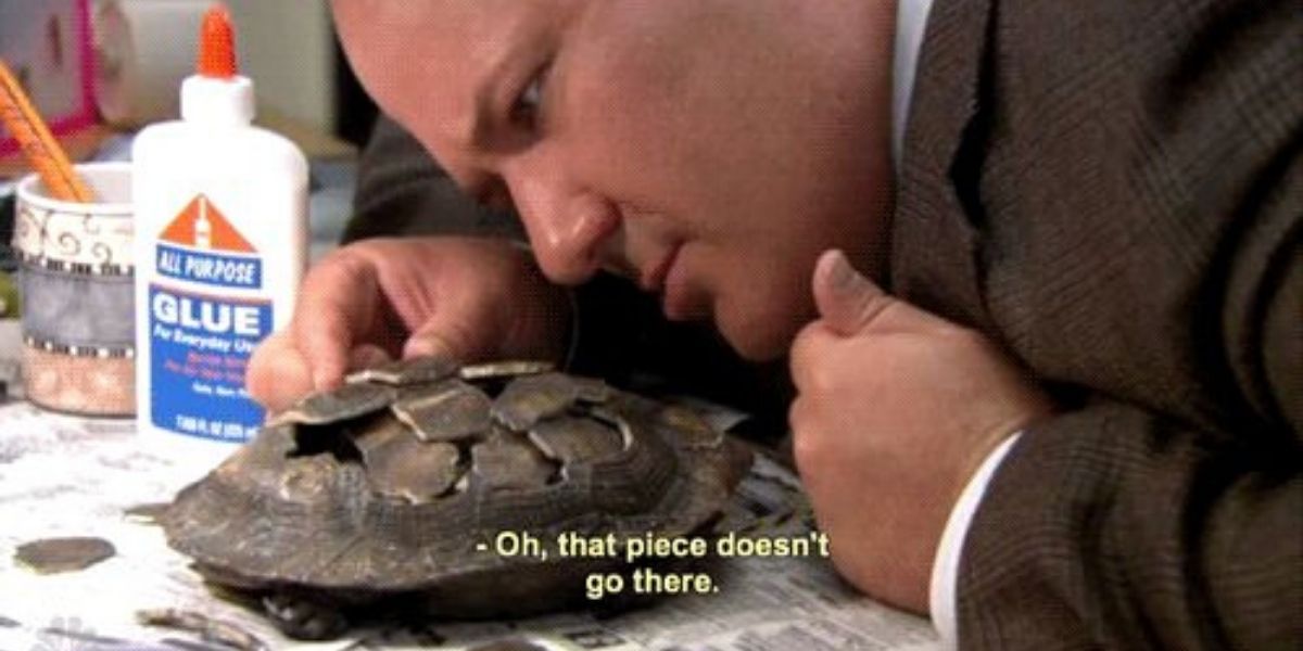 Kevin Malone tries to &quot;save&quot; a turtle in The Office