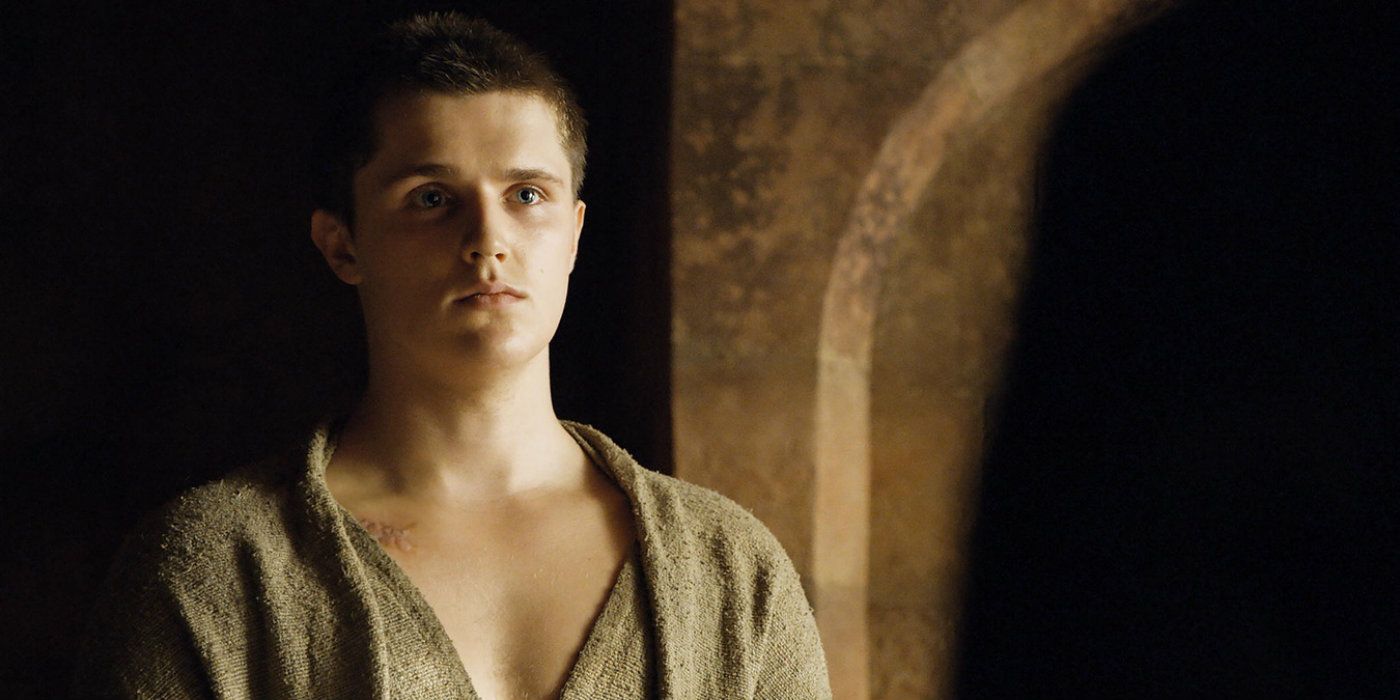 Lancel Lannister looking serious in Game Of Thrones