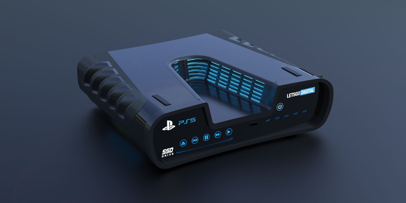 LetsGoDigital PlayStation 5 dev kit render