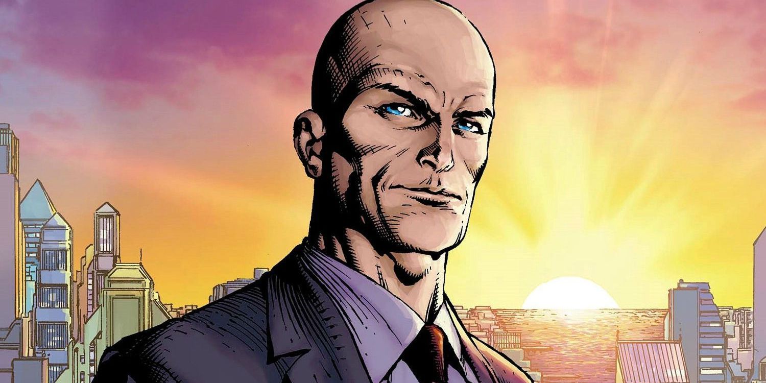 Lex Luthor smirking in DC Comics