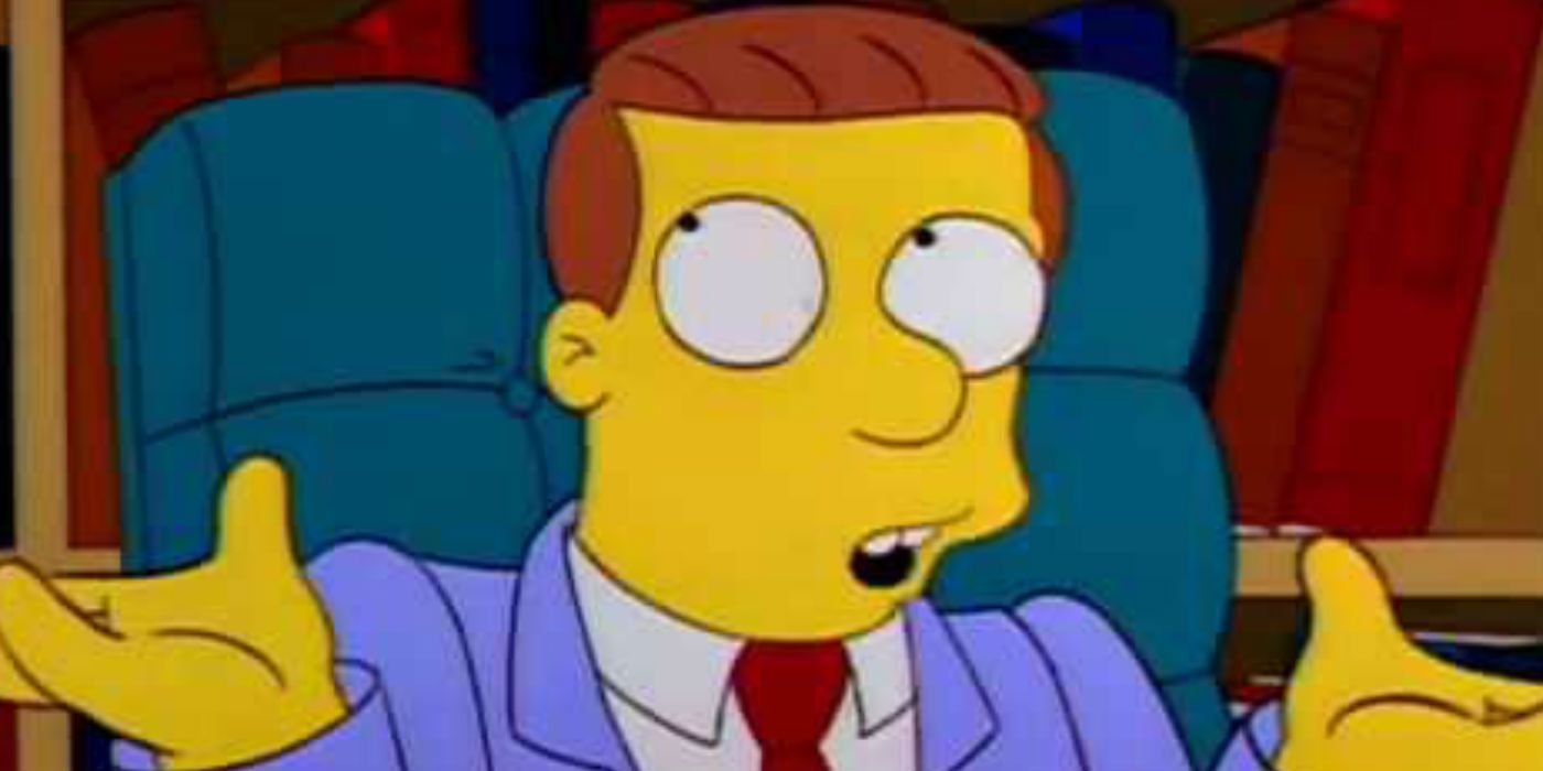 Lionel Hutz shrinking in The Simpsons