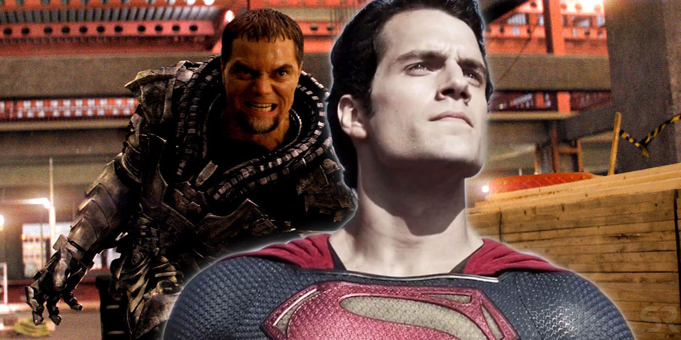 Homem de Aço Superman e Zod