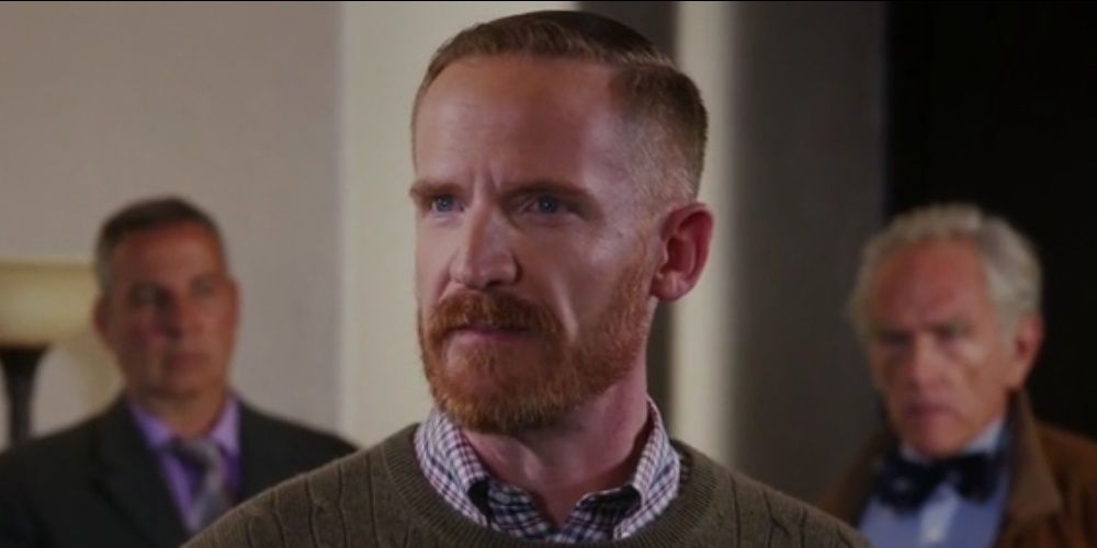 Marc Evan Jackson in Brooklyn 99- For the entry Kevin defends Holt to hos colleagues