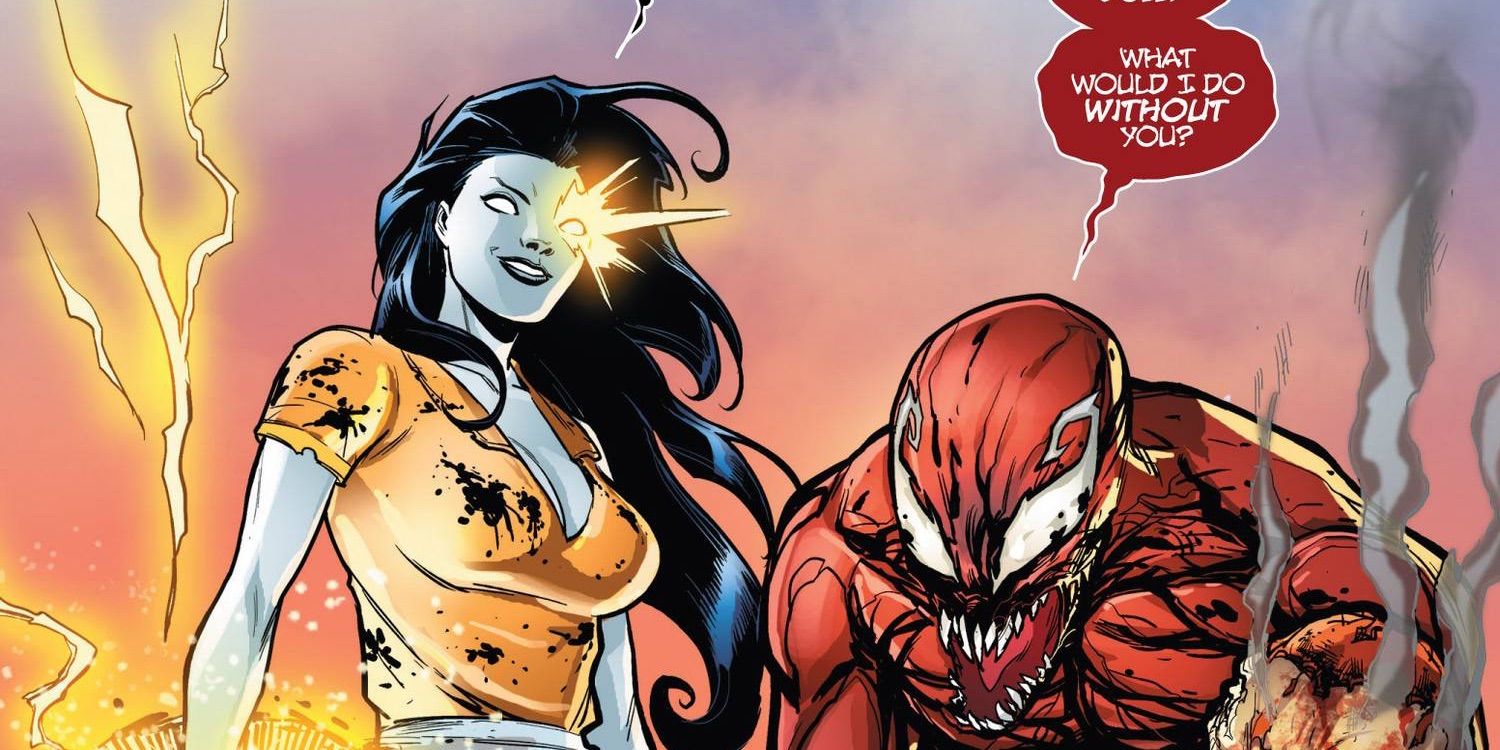 Shriek and Carnage in Marvel Comics Venom
