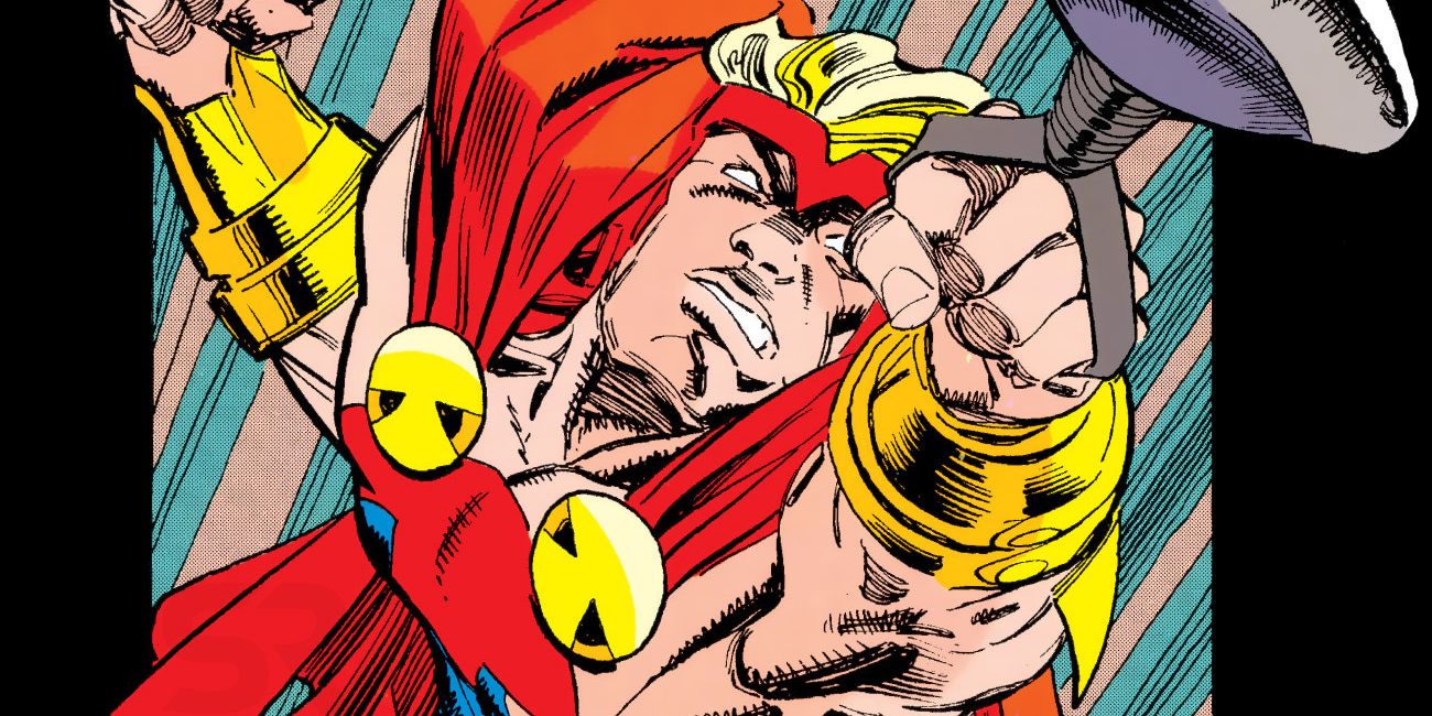 Thor 2099 flying in Marvel Comics