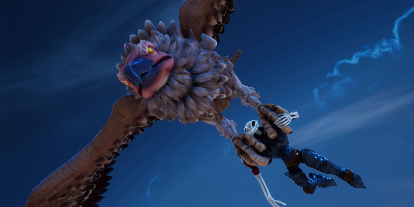 MediEvil Bird Carrying Dan