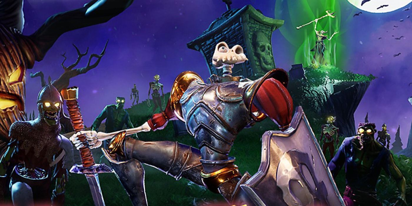 Sir Daniel Fortesque poses on the MediEvil Cover