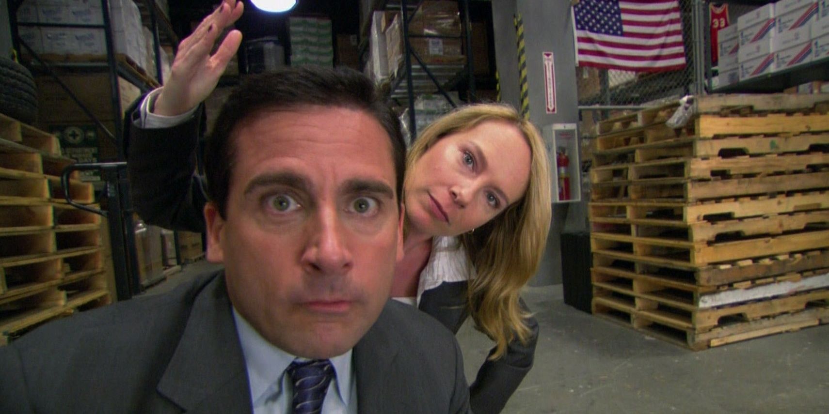 Michael and Holly rapping on The Office