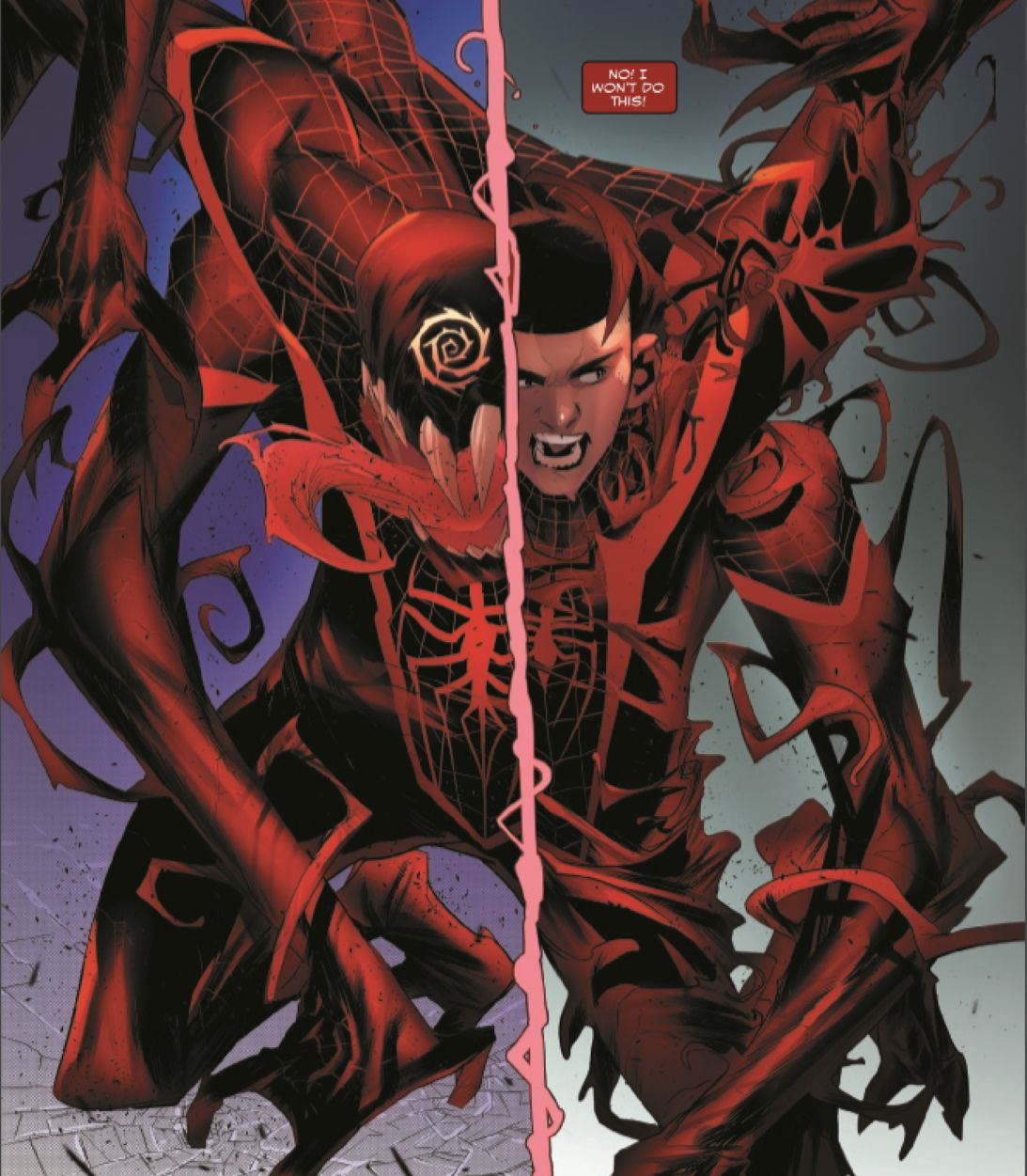 Miles Carnage symbiote vertical