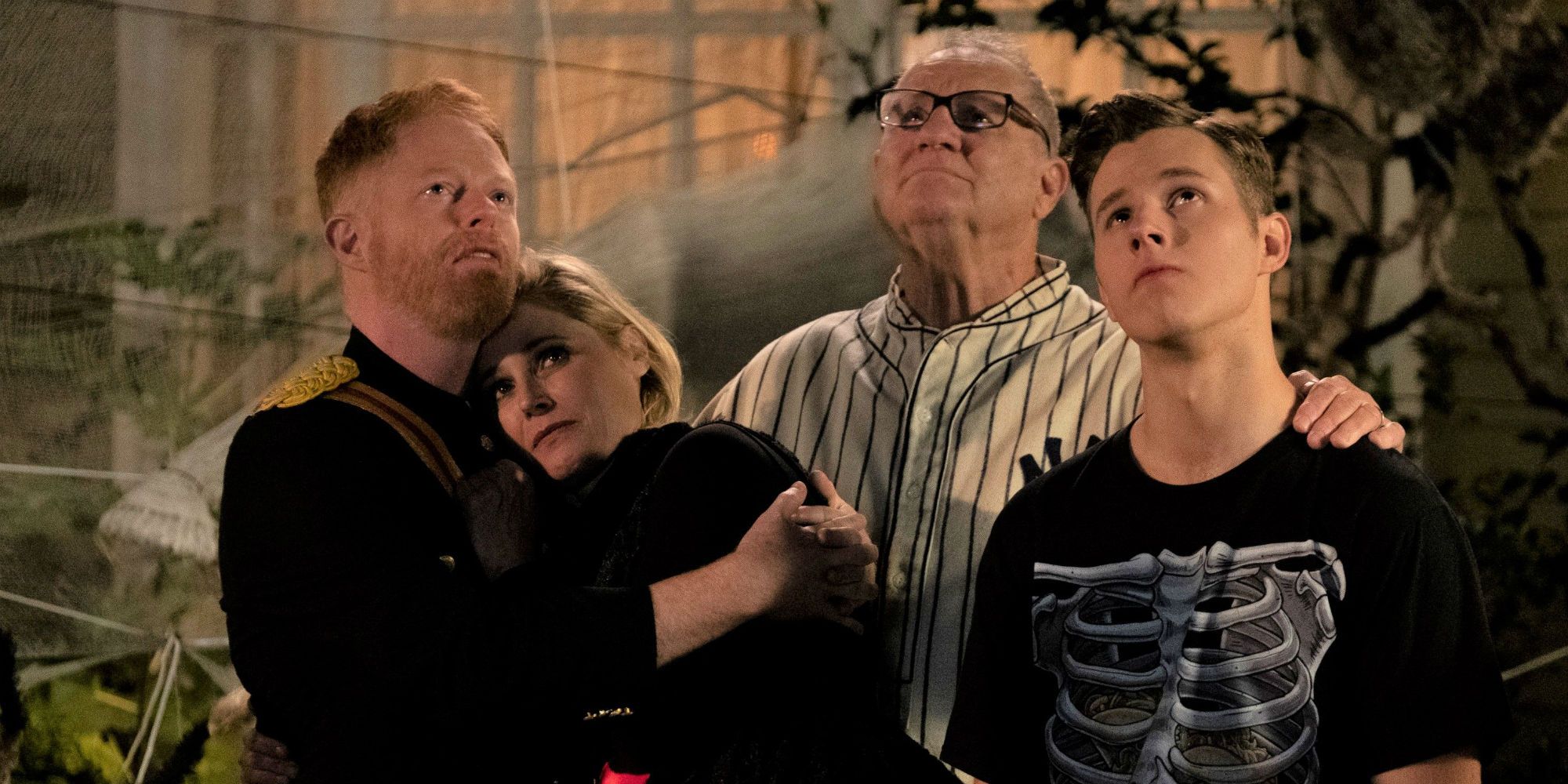 Modern Family season 10 Good Grief - Claire and Mitch hug each other