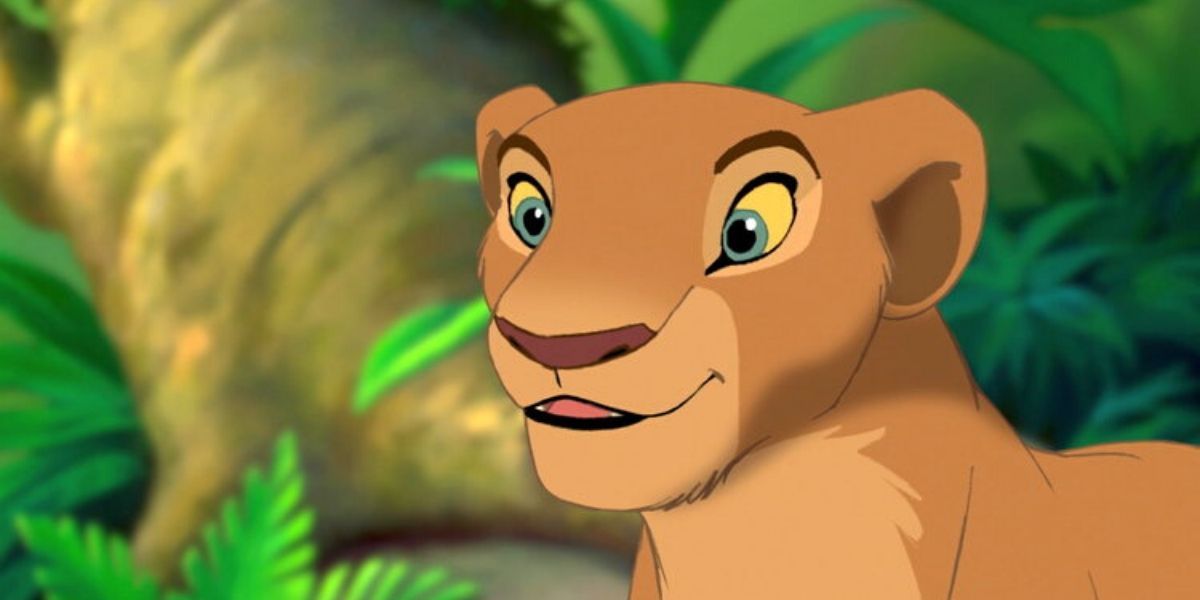 Nala talking to Simba on The Lion King