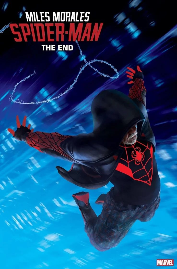 Old Miles Morales The End Cover