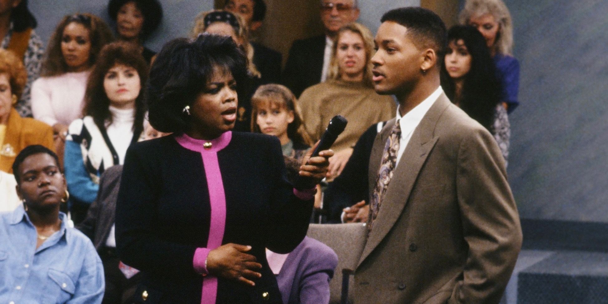 Oprah and Will Smith in The Fresh Prince of Bel Air