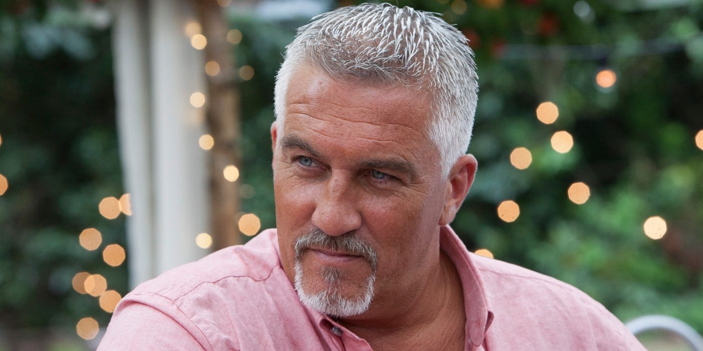 Paul Hollywood giving an icy star in Bake Off
