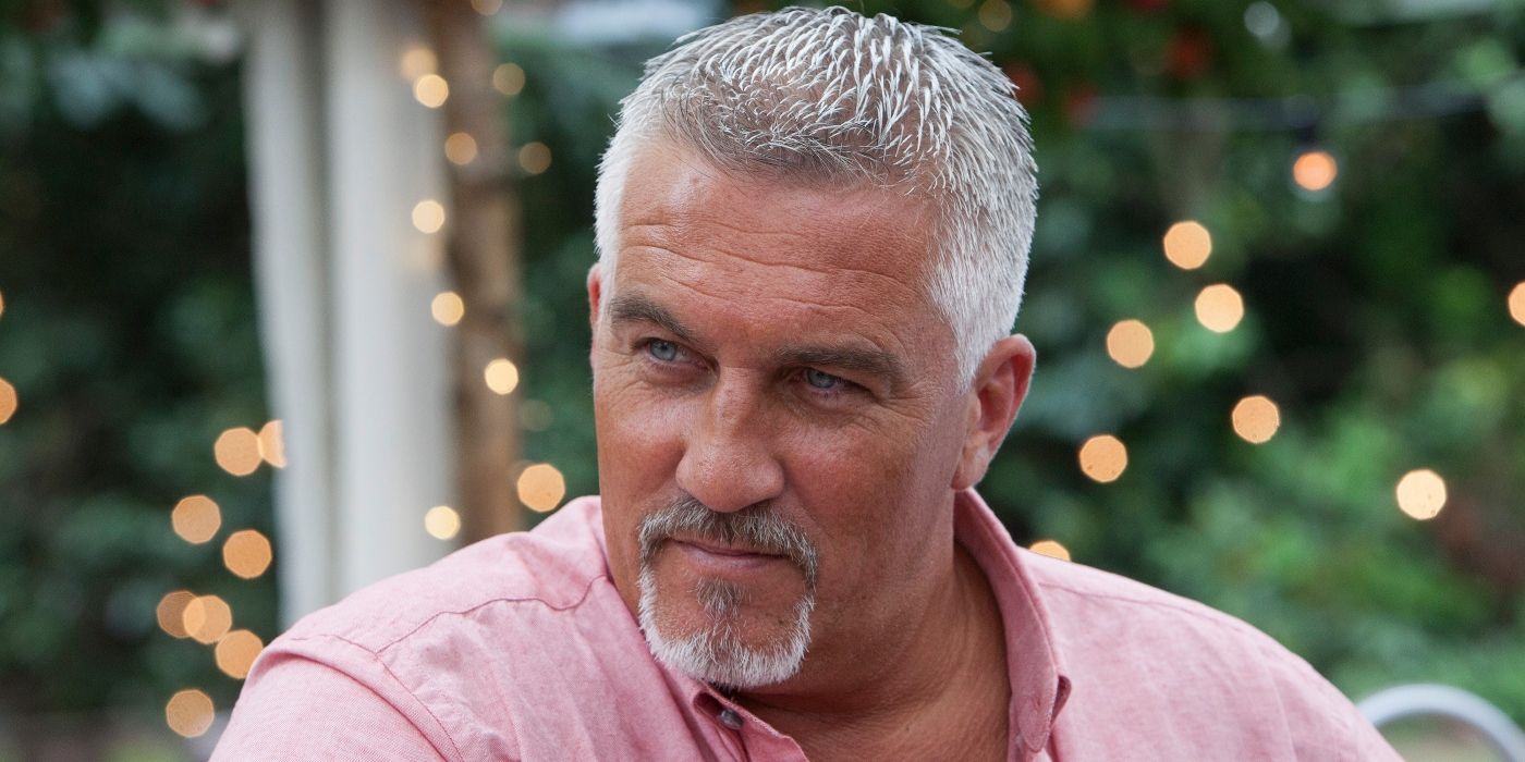 Paul Hollywood dando uma estrela gelada em Bake Off