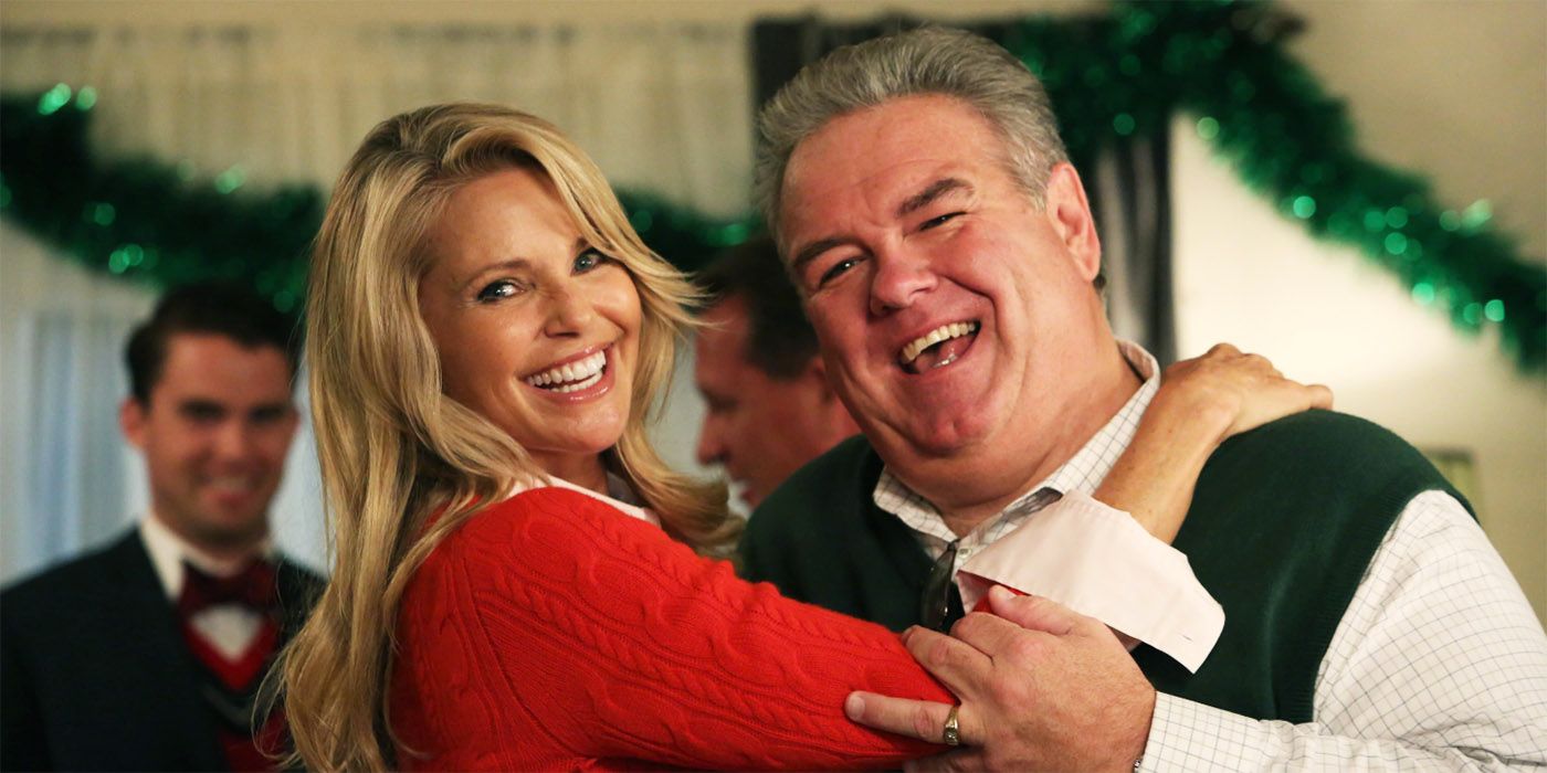 Jerry and his wife smiling in Parks and Recreation