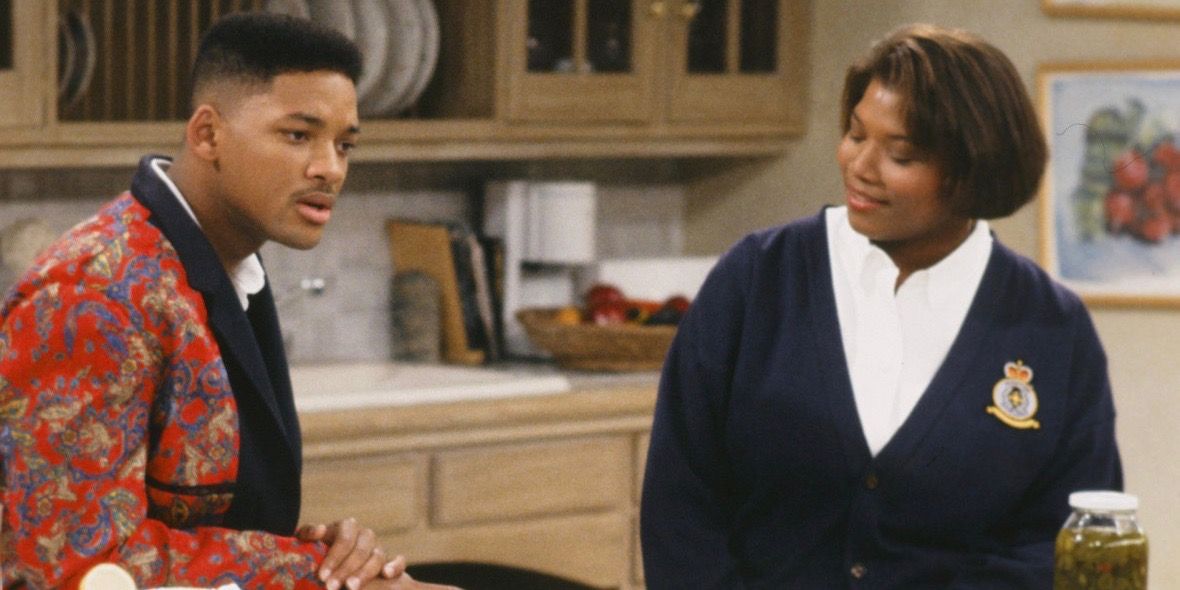 Queen Latifah and Will Smith in The Fresh Prince of Bel-Air