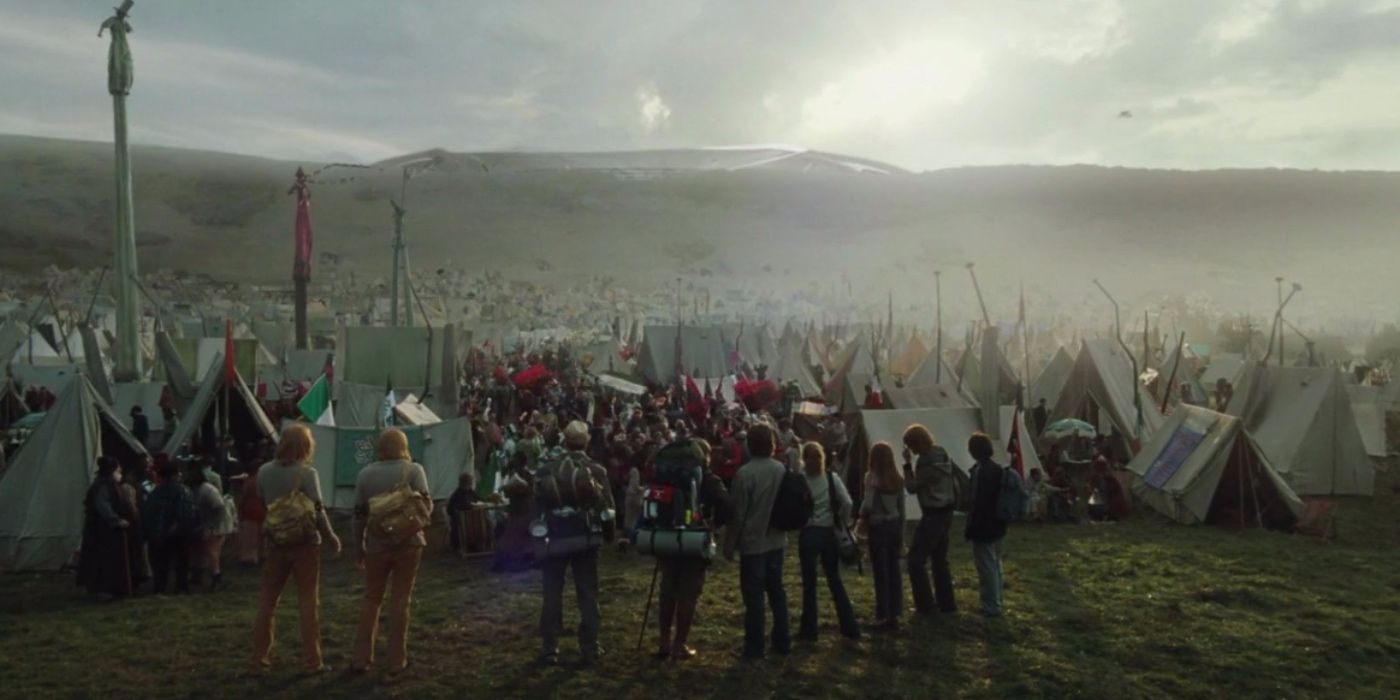 The Quidditch World Cup campsight as seen in Harry Potter and the Goblet of Fire