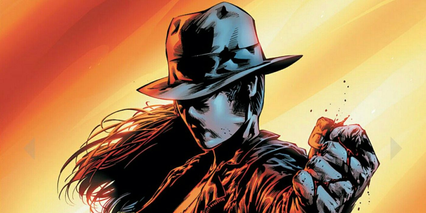 Renee Montoya as The Question in DC comics.
