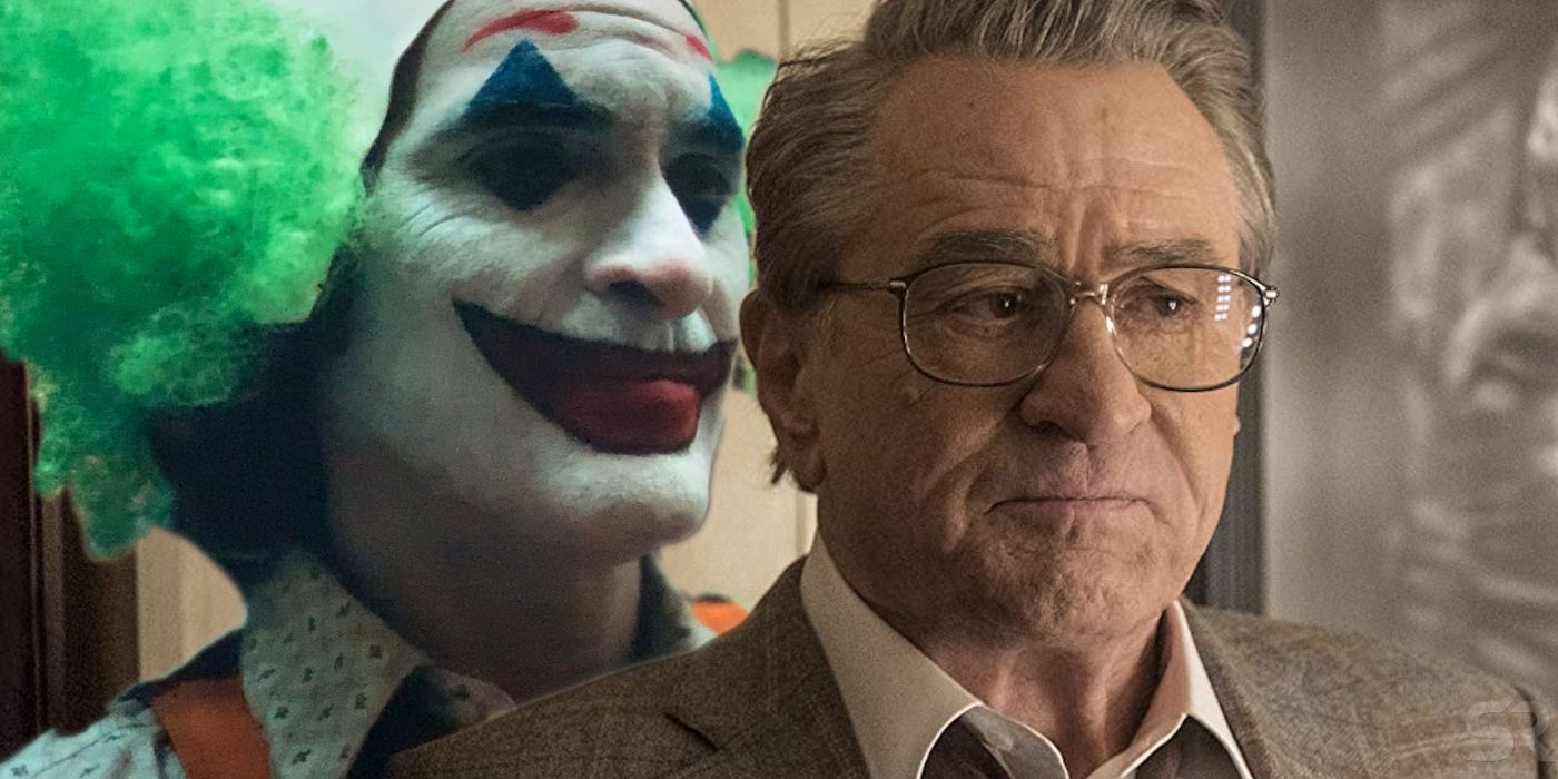 Robert De Niro and Joaquin Phoenix as Joker