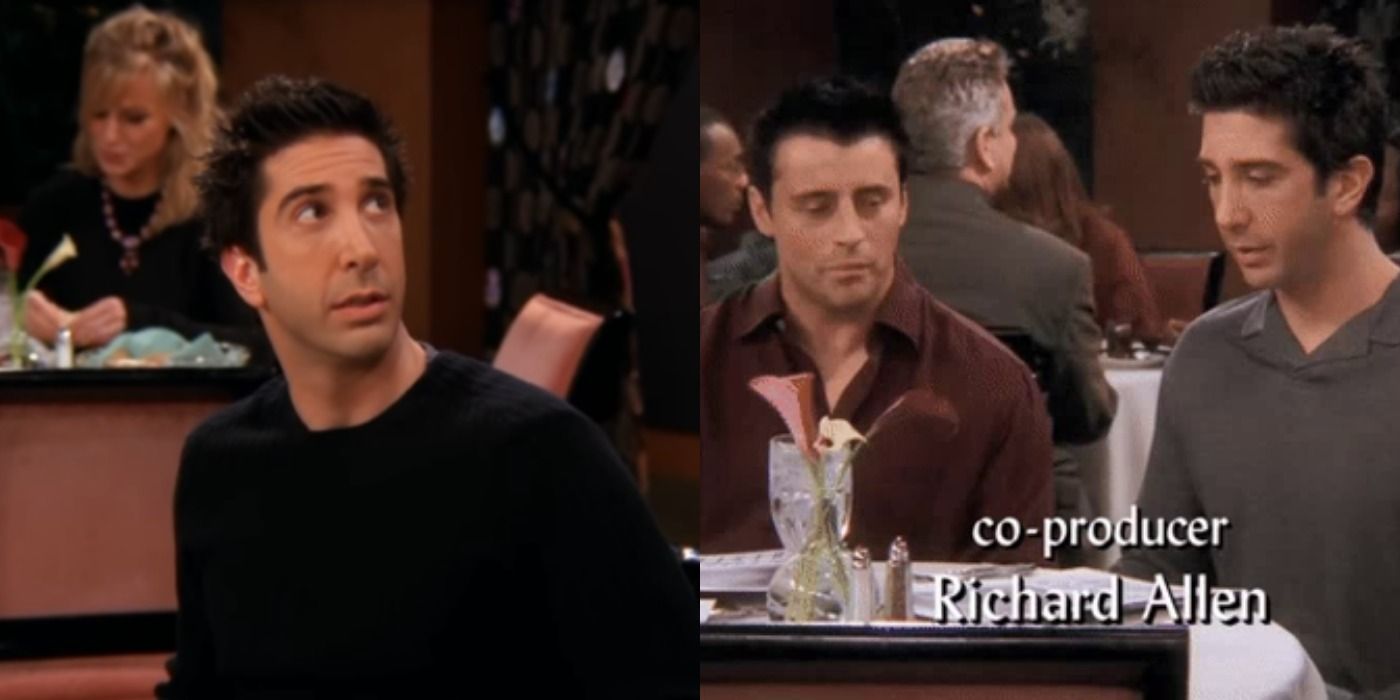Ross and Joey want free crab cakes in Friends