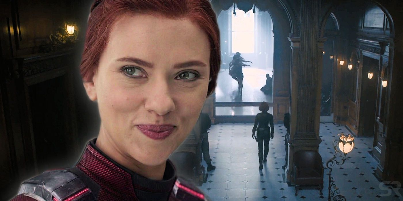 Scarlett Johansson as Black Widow and Age of Ultron Red Room