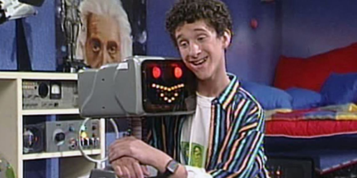 Screech And Kevin The Robot In Saved By The Bell