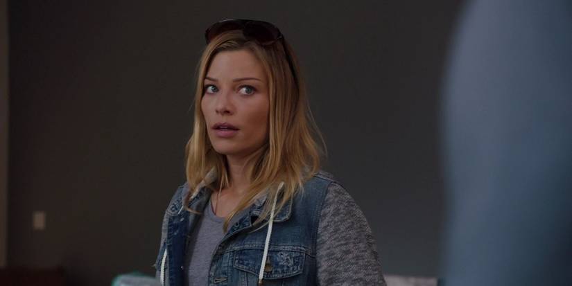 Leslie Shay looking shocked in Chicago Fire