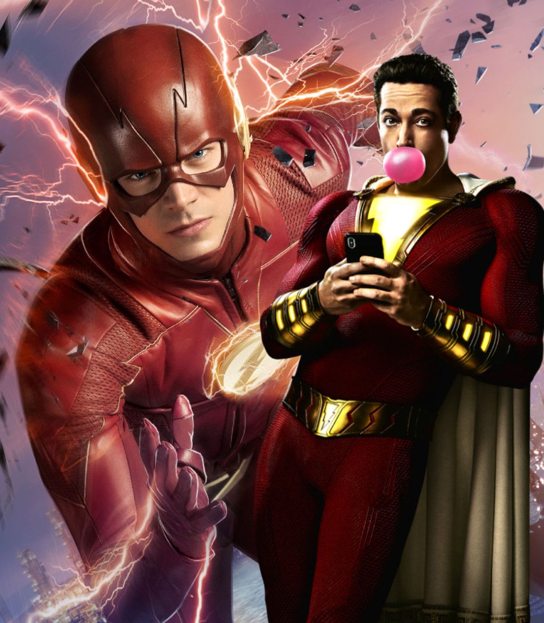 Shazam and The Flash Vertical