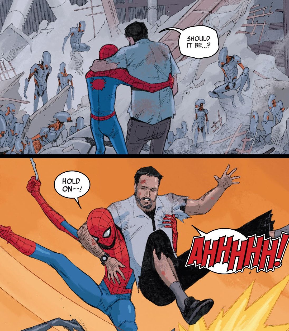 Spider-Man Comic Swing Vertical